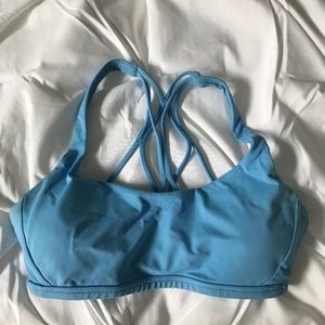 Blue Lululemon Padded Sports Bra size 2